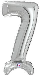 Stand Up Number 7 Silver