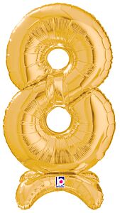 Stand Up Number 8 Gold
