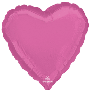 STD BRIGHT BUBBLE GUM PINK HEART