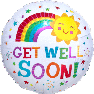 STD GET WELL HAPPY SUN (IC)