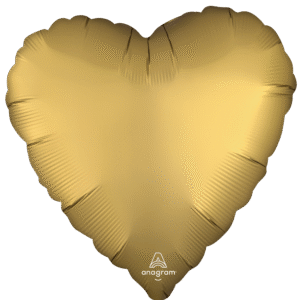 STD SATIN LUXE GOLD HEART