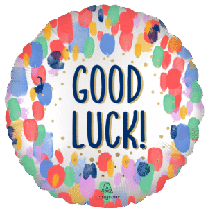 STD PAINTERLY DOTS GOOD LUCK