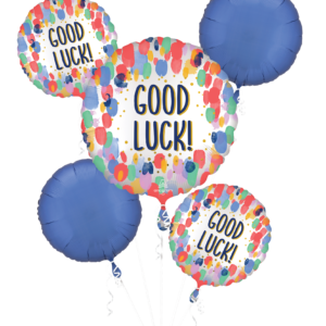 BOUQUET SATIN PAINTERLY DOTS GOOD LUCK