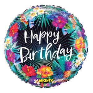 21" MIGHTY BRIGHT TROPICAL FLOWER BDAY
